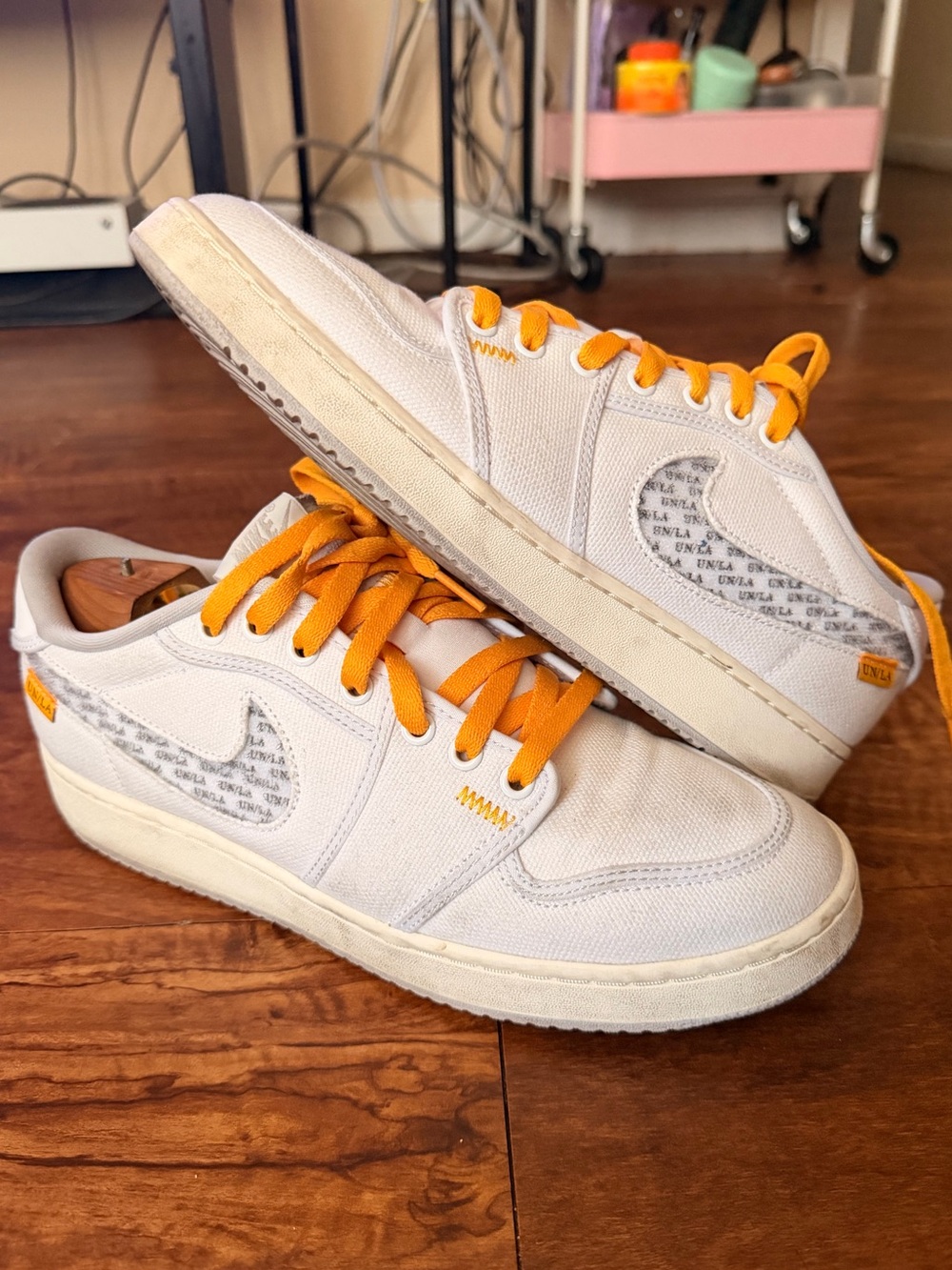 Size 10 - Jordan 1 KO x Union LA Low White Neutral Grey Suede (DO8912-101)